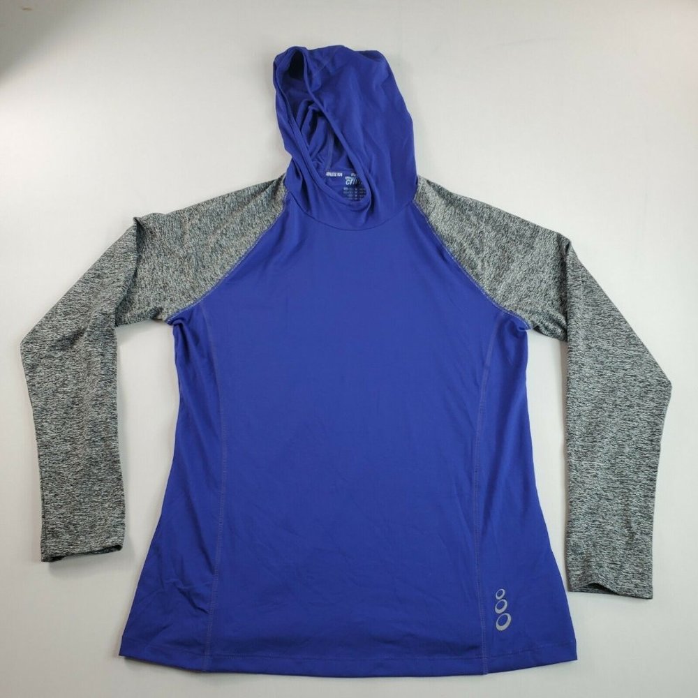 Crivit Athletic Run Blue Hooded Sweatshirt Size M